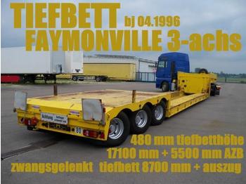 Faymonville FAYMONVILLE TIEFBETTSATTEL 8700 mm + 5500 zwangs - Félpótkocsi