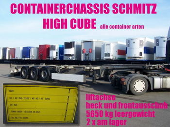 Schmitz SCF 24 G / HIGH CUBE 20/30/40/45 2x vorhanden - Félpótkocsi cserefelépítményes