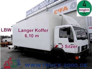 Billenőplatós kisteherautó MAN 8.163 Koffer Lang 6.10m*LBW*AHK*3 Sitzer: 1 kép.