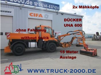 UNIMOG Dücker UNA600 Böschungsmäher 2 Mähköpfe-15 Meter - Többcélú/ Speciális jármű