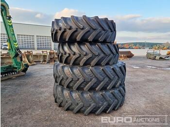  Set of Tyres and Rims to suit Valtra Tractor - Gumiabroncs