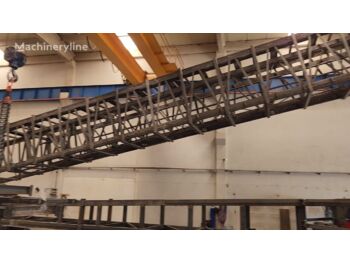 POLYGONMACH 1000x44400mm radial telescobic conveyor - Kúpos törő