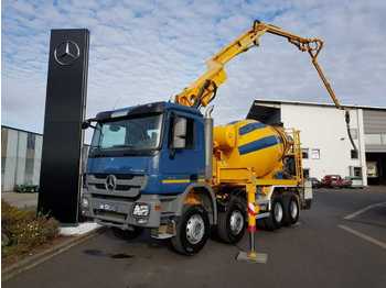 Betonmixer Mercedes-Benz Actros 4141 B PuMi Putzmeister 24m+Liebherr 7m³: 1 kép.