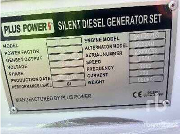 PLUS POWER GF2-50 50 kVA (Unused) - Áramfejlesztő: 5 kép.