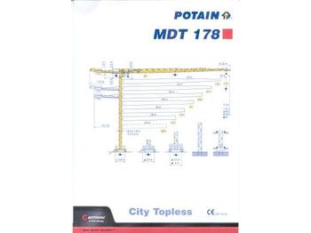 Potain MDT 178 - Toronydaru