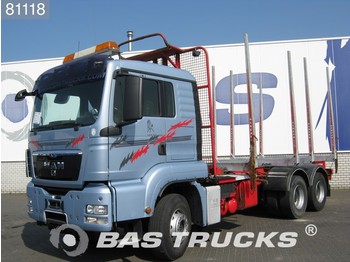 MAN TGS 33.480 L Manual Big Axle SteelSuspension Eur - Erdészeti pótkocsi