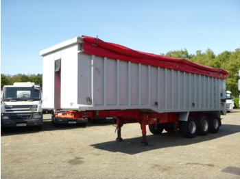 Wilcox Tipper trailer alu 54 m3 + tarpaulin - Félpótkocsi billenőplatós