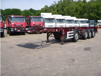 Dennison 3+1 axle 2 x 20 ft combi trailer - Félpótkocsi cserefelépítményes