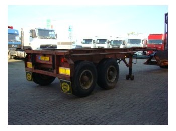 Netam-Freuhauf open 20 ft container chassis - Félpótkocsi cserefelépítményes