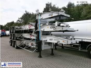 Titan Tank container trailer 20 ft. (3 units € 8000) - Félpótkocsi cserefelépítményes