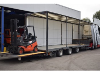 ESVE Forklift transport, 9000 kg lift, 2x Steering axel - Félpótkocsi mélybölcsős
