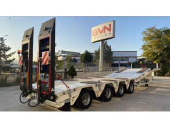 GVN TRAILER 4 Axle Hydraulic Platform Lowbed - Félpótkocsi mélybölcsős