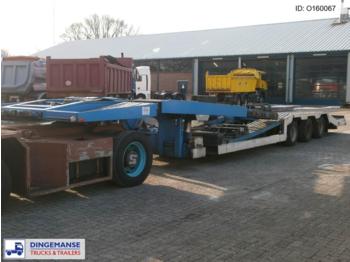 Louault 3-axle truck/machinery transporter trailer - Félpótkocsi mélybölcsős