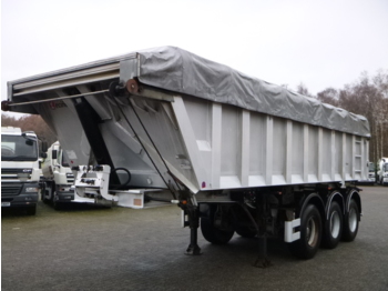 Félpótkocsi billenőplatós Lecinena Tipper trailer alu 25 m3 + tarpaulin: 1 kép.