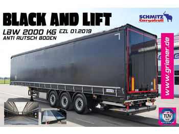 Schmitz Cargobull SCS 24/ LBW BÄR 2000 kg / LASI 12642 XL  LIFT  - Ponyvás félpótkocsi: 1 kép.