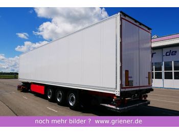 Félpótkocsi dobozos Schmitz Cargobull SKO 24/ LBW 2000 kg / PAL kasten LASI 4 x: 1 kép.