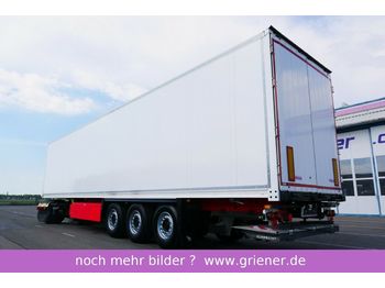 Félpótkocsi dobozos Schmitz Cargobull SKO 24/ LBW 2000 kg / PAL kasten LASI 4 x: 1 kép.
