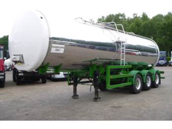 Massey / Crossland Food (milk) tank inox 30 m3 / 1 comp - Tartályos félpótkocsi