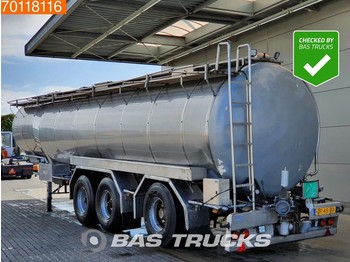 Vocol 35.000 Ltr. Stainless steel + Pump Wassertank RVS INOX - Tartályos félpótkocsi