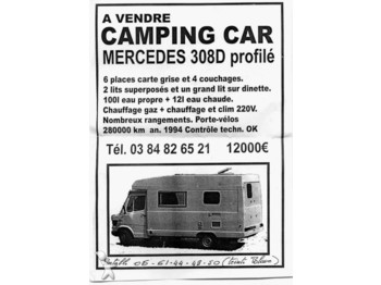 Mercedes 308D - Kempingautó