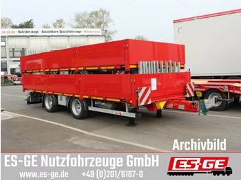 ES-GE Tandemanhänger - Containerverr.  - Platós pótkocsi