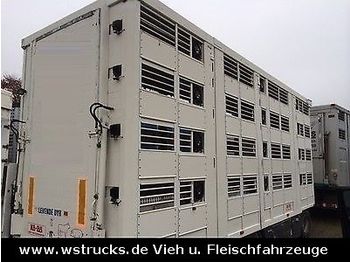 KABA 4 Stock Vollausstattung 7,70m  - Pótkocsi állatszállító