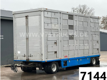 Ka-Ba 4.Stock Anhänger Aggregat, Tränke, Hubdach  - Pótkocsi állatszállító