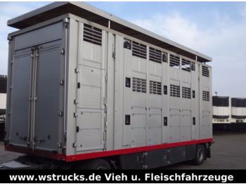 Menke 3 Stock Ausahrbares Dach Vollalu  - Pótkocsi állatszállító