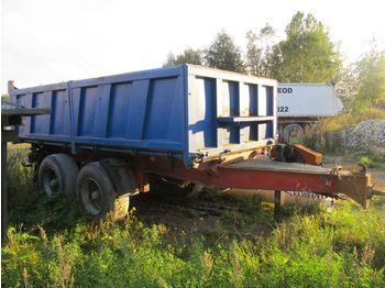 Kempf 2 axle trailer+scania  - Pótkocsi billenőplatós