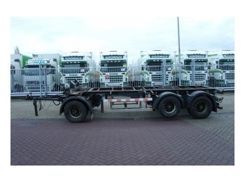 Groenewegen 20ft container trailer 20 CCA-9-18 - Pótkocsi cserefelépítményes