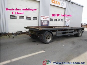 Hilse 2 Achs Abroll + Absetzcontainer BPW 1.Hand - Pótkocsi cserefelépítményes