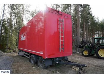 TYLLIS 4PVH Wood Chip Combi trailer with hydraulics - Pótkocsi dobozos