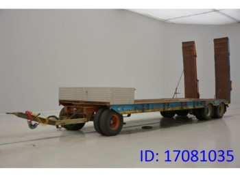 GHEYSEN&VERPOORT LOWBED Drawbar trailer - Pótkocsi mélybölcsős