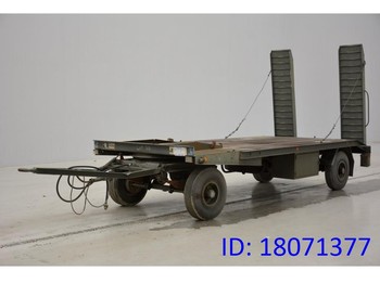 MOL Low bed trailer - Pótkocsi mélybölcsős