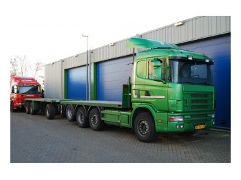 Scania 144/460 8x2 - Cserefelépítményes teherautó