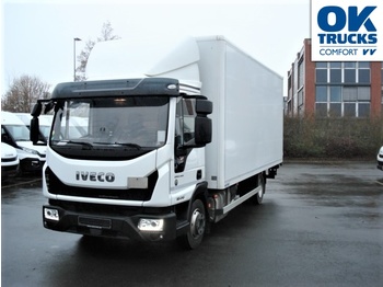 Dobozos felépítményű teherautó IVECO Eurocargo 80E21P Eurotronik, Klima, AHK: 1 kép.