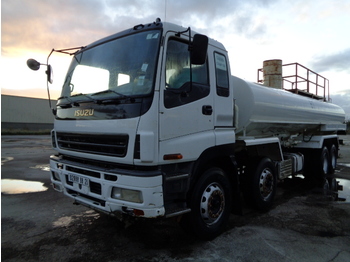 Tartályos teherautó a következők szállításához üzemanyag Isuzu CYH51W 8X4: 1 kép.