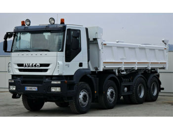 Billenőplatós teherautó Iveco Trakker 410 Kipper5,90m+Bordmatic*8x4*Topzustand: 1 kép.