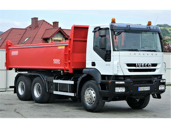Billenőplatós teherautó Iveco  Trakker 410 Kipper + Bordmatic 5,20m 6x4: 1 kép.