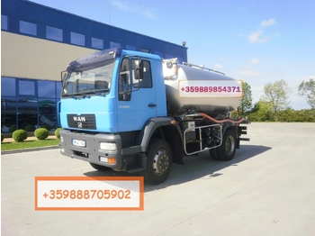 Tartályos teherautó a következők szállításához tej MAN LE 280 E 4X4 МЛЕКОВОЗ: 1 kép.