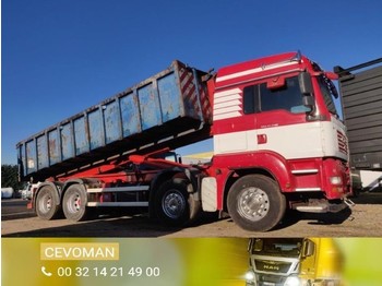 Horgos rakodó teherautó MAN TGA 37.440 8x4 Containerhaaksysteem / container euro4: 1 kép.