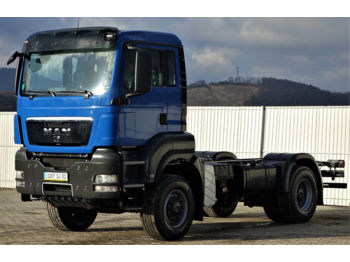 Billenőplatós teherautó MAN TGS 18.400 *4x4* Fahrgestell 5,00m* Top Zustand!: 1 kép.