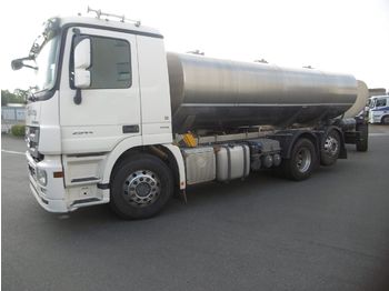 Tartályos teherautó a következők szállításához tej MERCEDES-BENZ 2544: 1 kép.