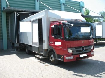 Dobozos felépítményű teherautó MERCEDES-BENZ Atego 1018 L Kofferwagen + LBW: 1 kép.