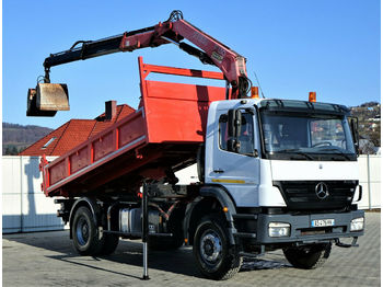 Billenőplatós teherautó Mercedes-Benz Axor 1828 Kipper 4,65 m + KRAN*Topzustand*!!: 1 kép.