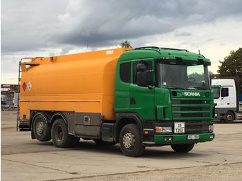 Tartályos teherautó a következők szállításához üzemanyag SCANIA R144 520: 1 kép.