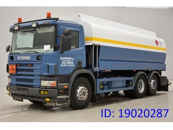 Tartályos teherautó a következők szállításához üzemanyag Scania P124.420 - 6x2: 1 kép.