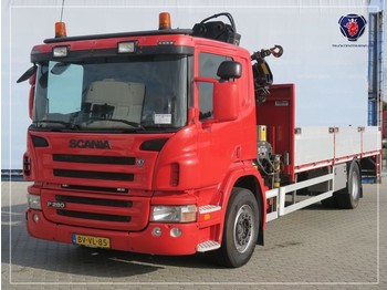 Dobozos felépítményű teherautó Scania P280 DB4X2HNA | HIAB CRANE | OPEN BOX | 700 X 248 X 60: 1 kép.