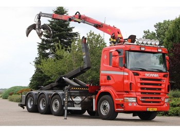 Cserefelépítményes teherautó Scania R500 V8!!Z-KRAAN/HAAK!! MANUELL!: 1 kép.