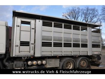Állatszállító teherautó Scheuwimmer BDF 2 Stock Aufbau Hubdach: 1 kép.